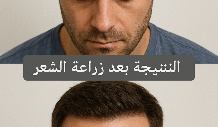 "Smiling man showing improved hair density after PRP hair treatment in Dubai clinic"