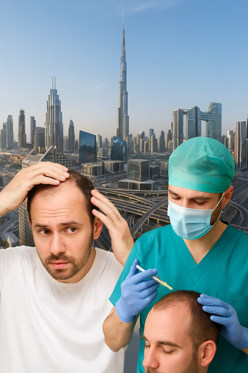 Hair transplant in Dubai – Step-by-step procedure and natural results in 2025