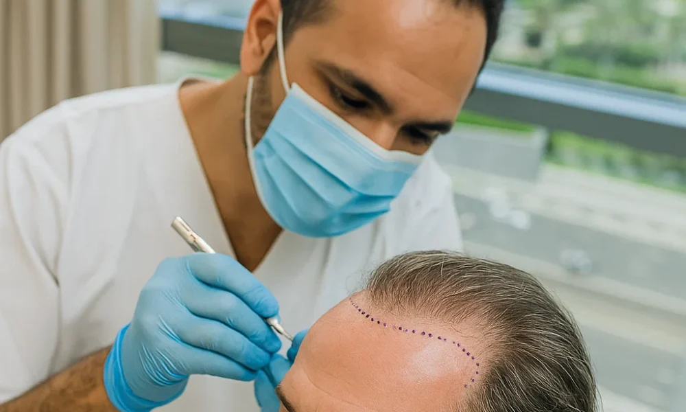 نتائج زراعة الشعر في دبي